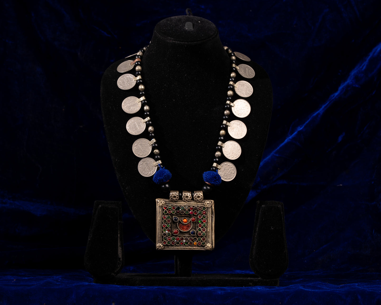 TAAJ0012 - vintage metal necklace by Tarana Accessories, handcrafted jewellery