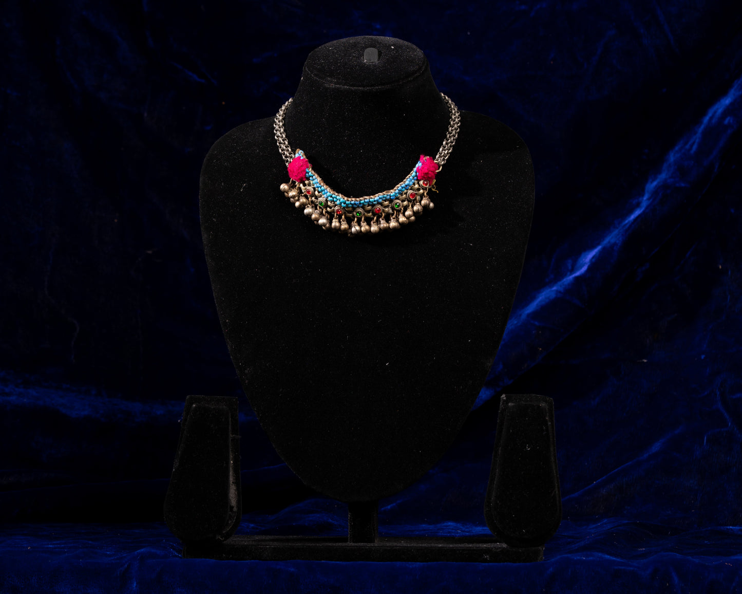 TAAJ0024 - vintage metal necklace by Tarana Accessories, handcrafted jewellery