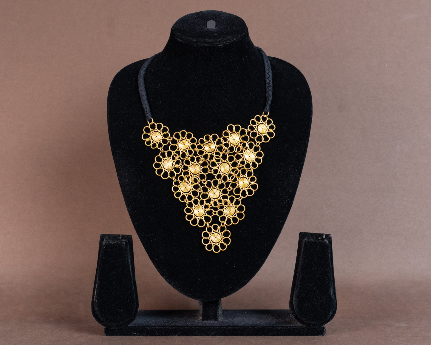 TAB00011 - vintage brass necklace by Tarana Accessories, handcrafted jewellery