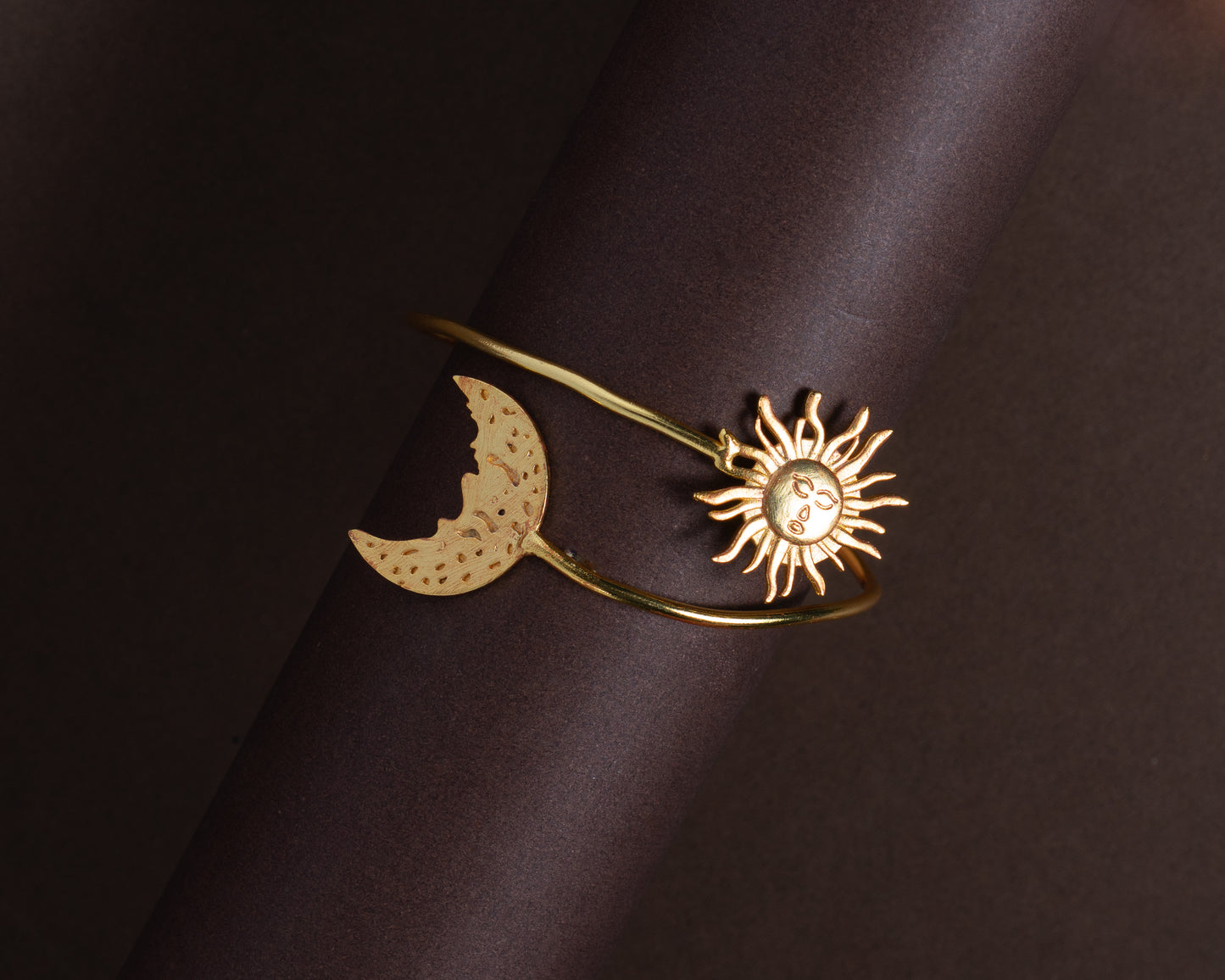 TAB00033 - vintage brass bracelet by Tarana Accessories, handcrafted jewellery