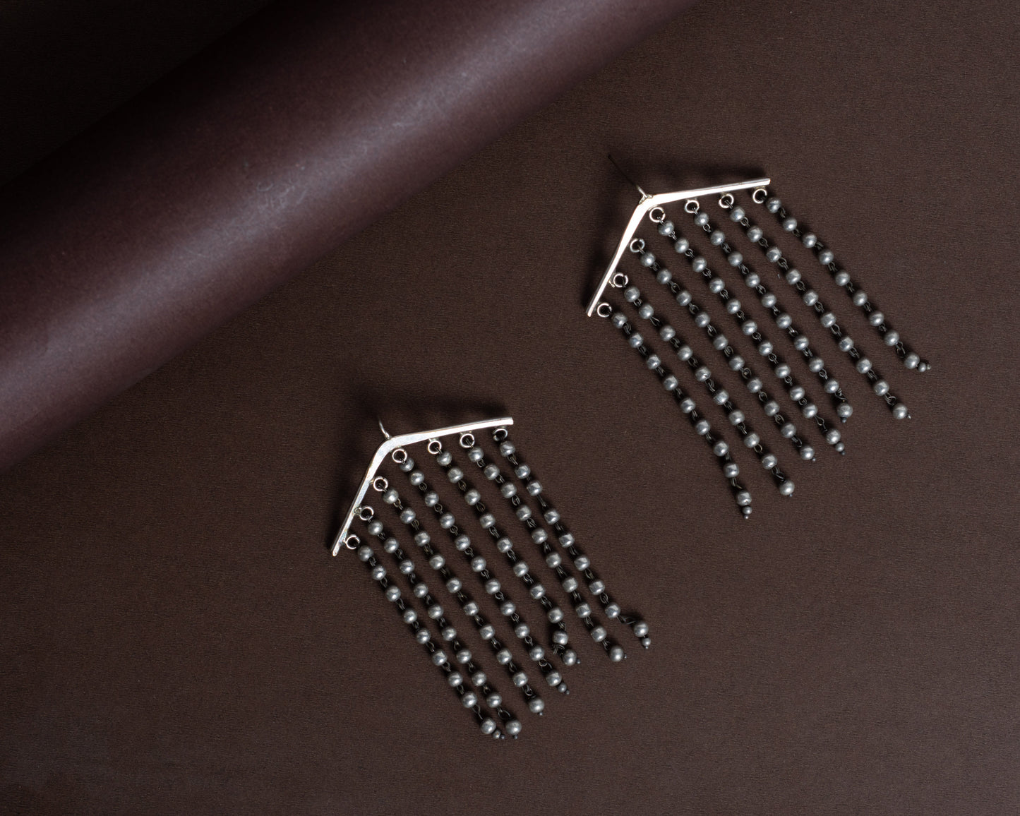 TAGS0021 - vintage german silver earrings by Tarana Accessories, handcrafted jewellery