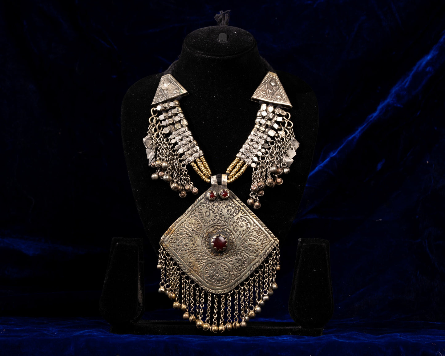 Vintage Red Stone Afghani