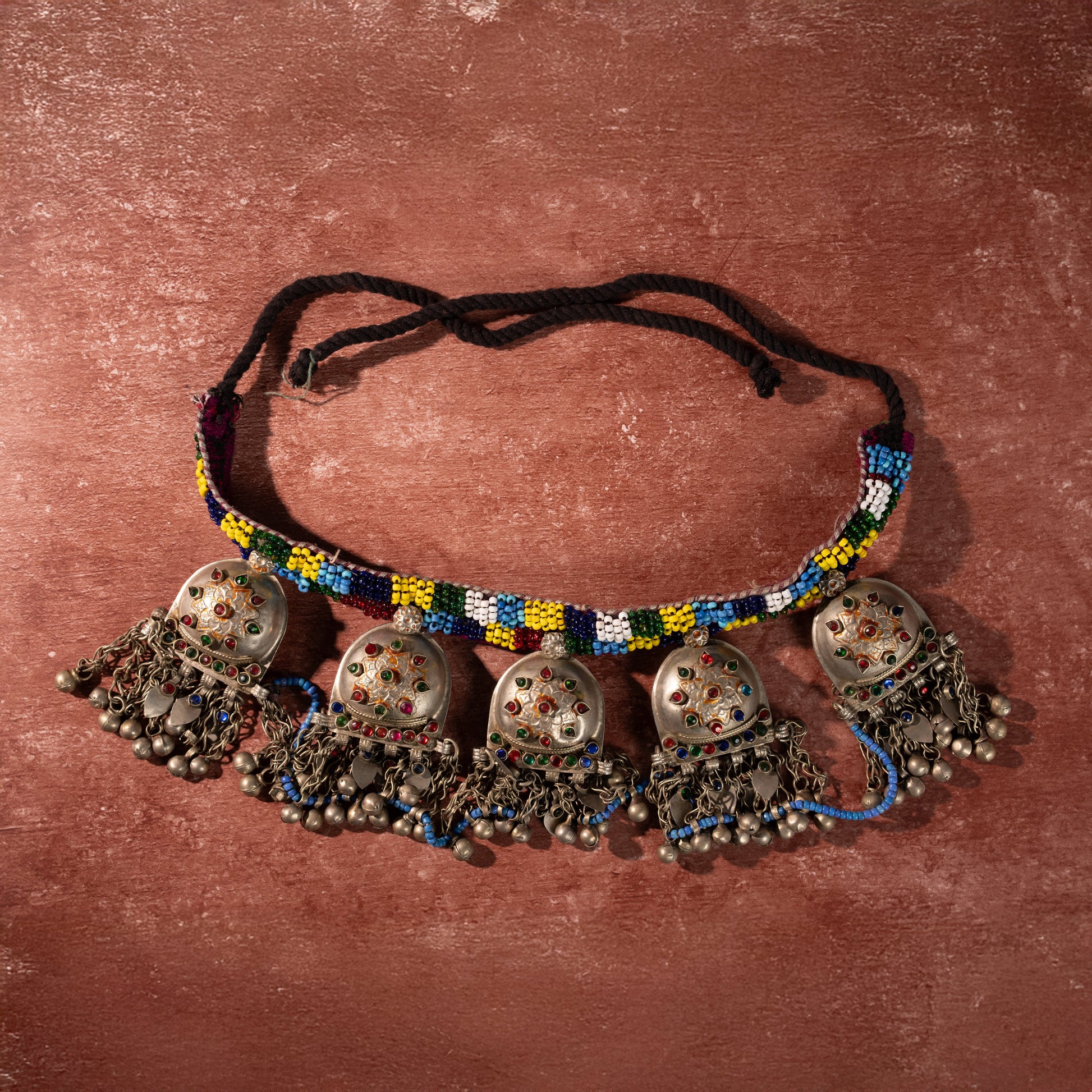 TAAJ0009 - vintage metal necklace by Tarana Accessories, handcrafted jewellery