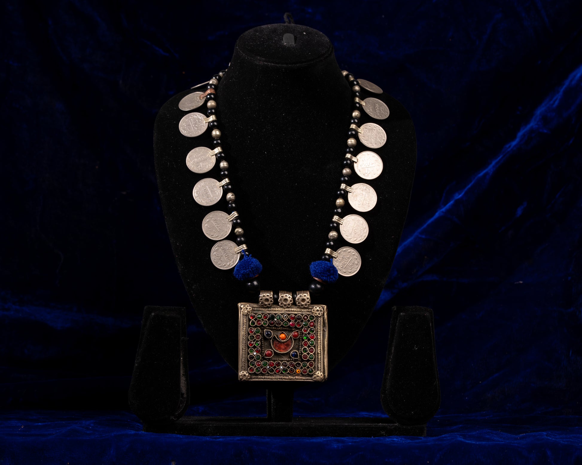 TAAJ0012 - vintage metal necklace by Tarana Accessories, handcrafted jewellery