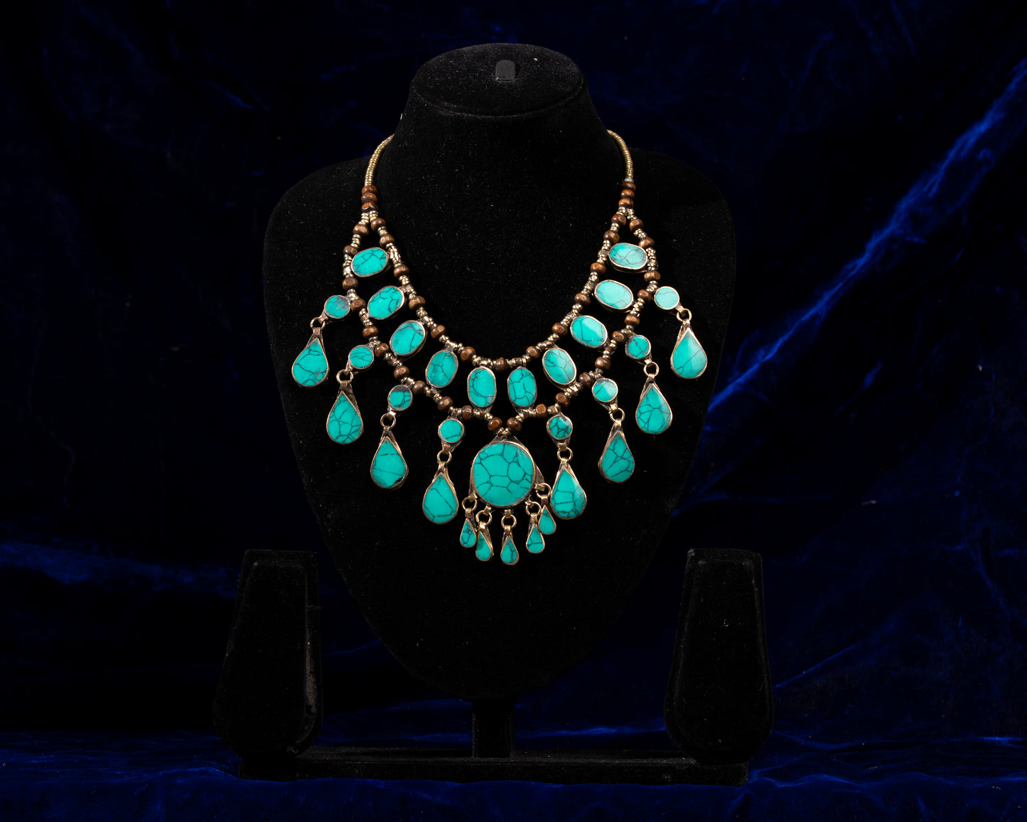 TAAJ0016 - vintage metal necklace by Tarana Accessories, handcrafted jewellery