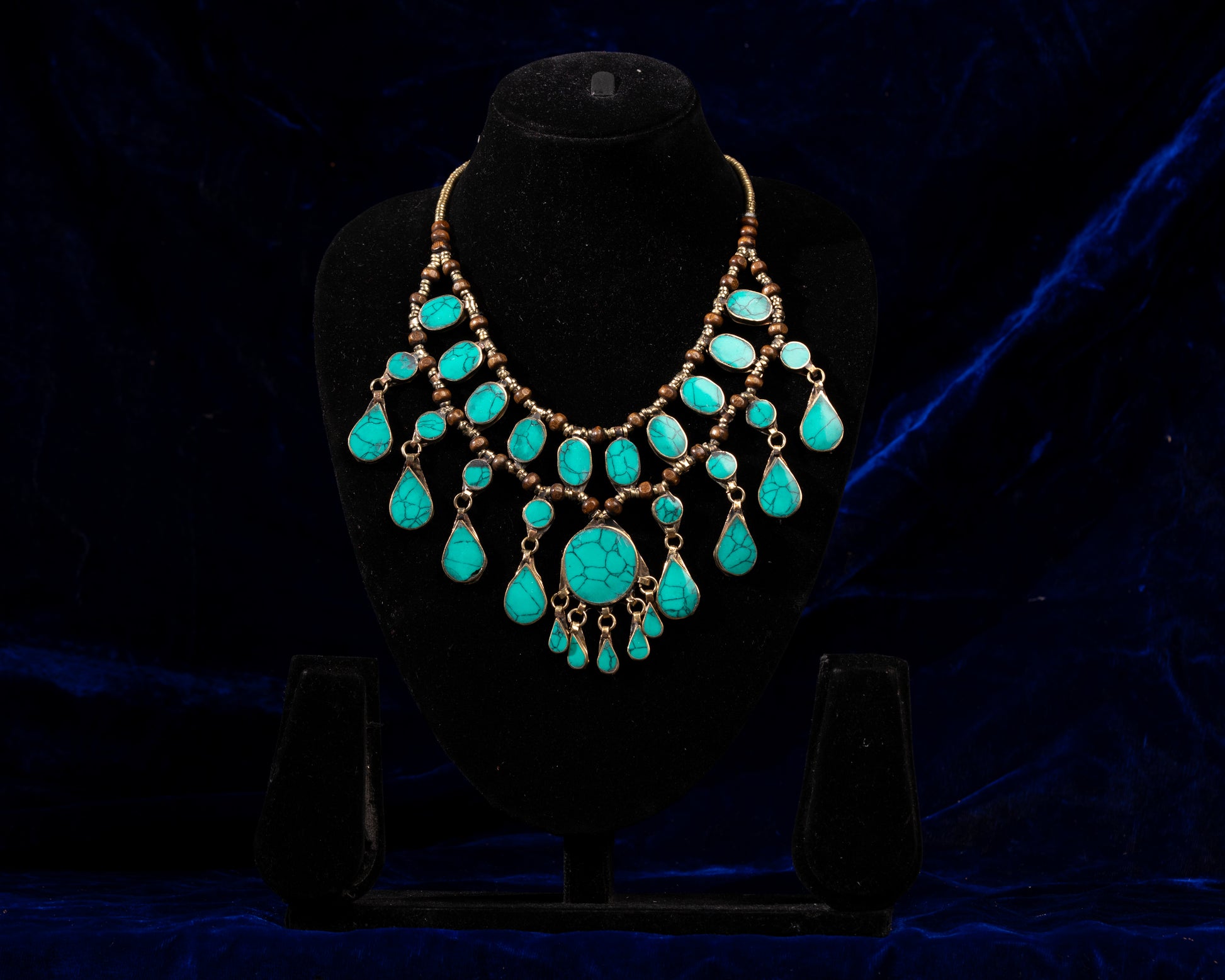 TAAJ0016 - vintage metal necklace by Tarana Accessories, handcrafted jewellery