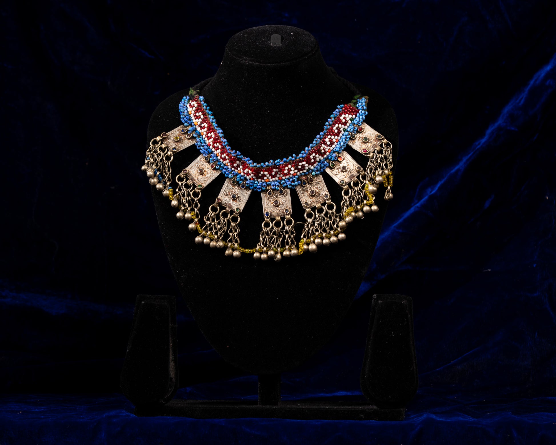 TAAJ0018 - vintage metal necklace by Tarana Accessories, handcrafted jewellery
