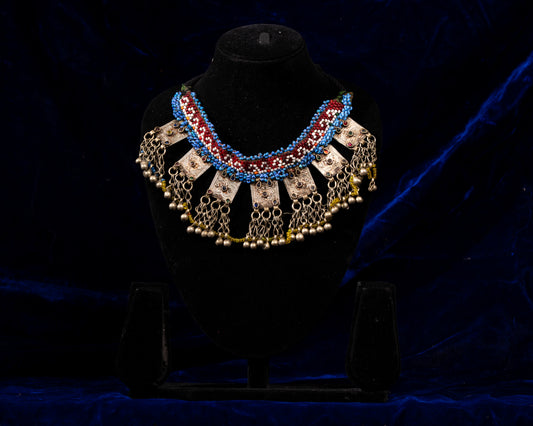 TAAJ0018 - vintage metal necklace by Tarana Accessories, handcrafted jewellery