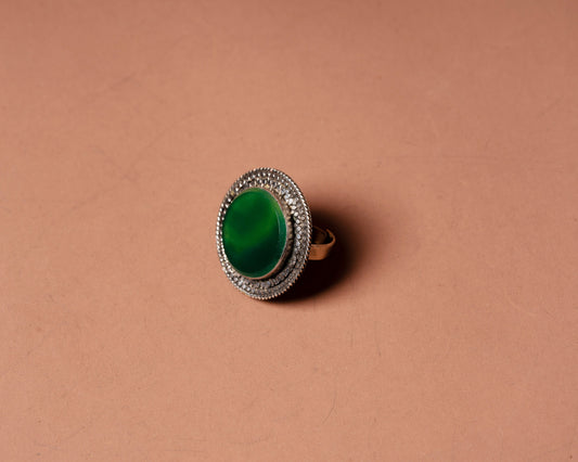 TAAJ0027 - vintage metal ring by Tarana Accessories, handcrafted jewellery