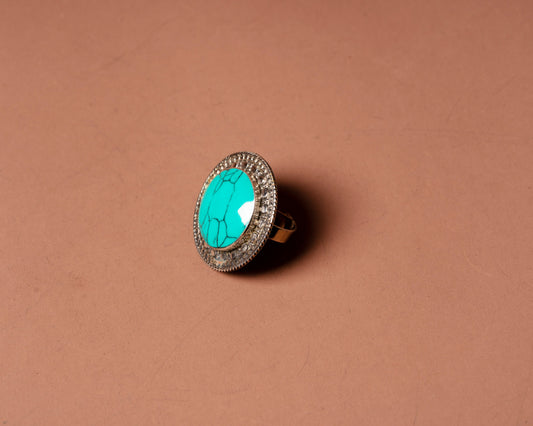 TAAJ0028 - vintage metal ring by Tarana Accessories, handcrafted jewellery