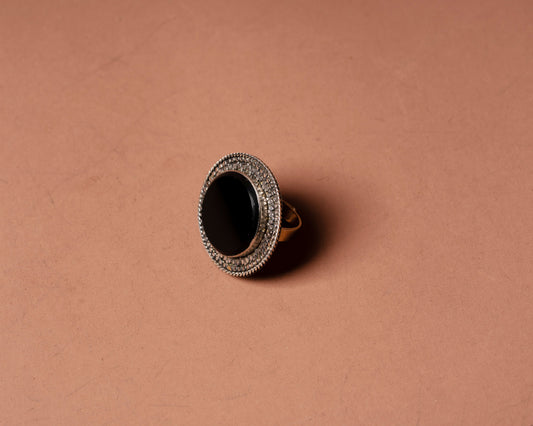 TAAJ0029 - vintage metal ring by Tarana Accessories, handcrafted jewellery