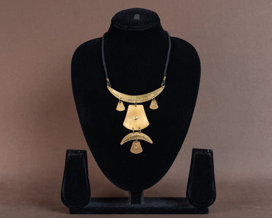 TAB00002 - vintage brass necklace by Tarana Accessories, handcrafted jewellery