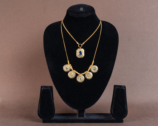 TAB00003 - vintage brass necklace by Tarana Accessories, handcrafted jewellery