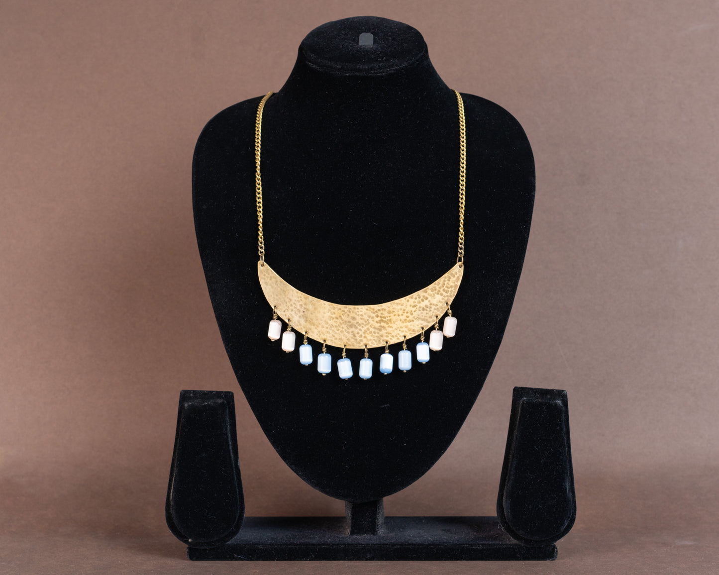 TAB00004 - vintage brass necklace by Tarana Accessories, handcrafted jewellery