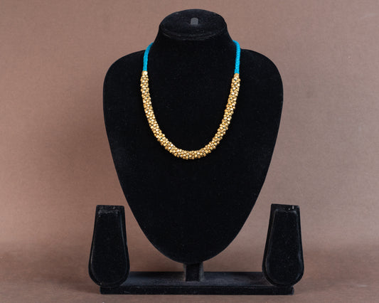 TAB00006 - vintage brass necklace by Tarana Accessories, handcrafted jewellery