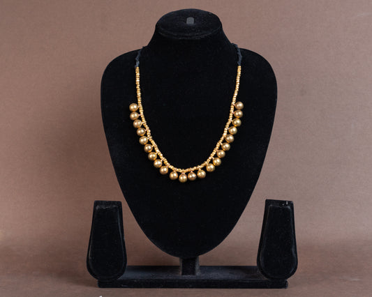 TAB00009 - vintage brass necklace by Tarana Accessories, handcrafted jewellery