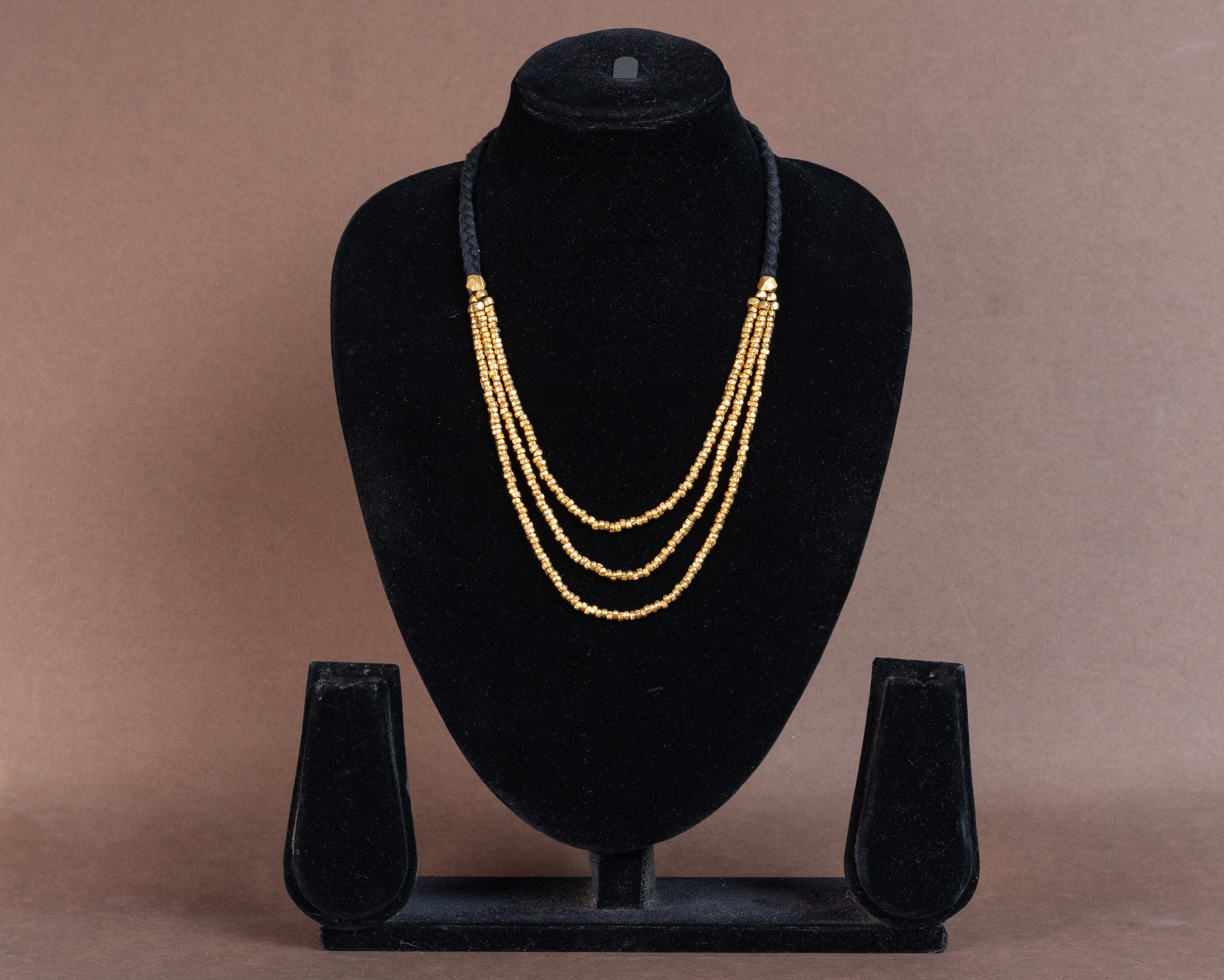 TAB00010 - vintage brass necklace by Tarana Accessories, handcrafted jewellery