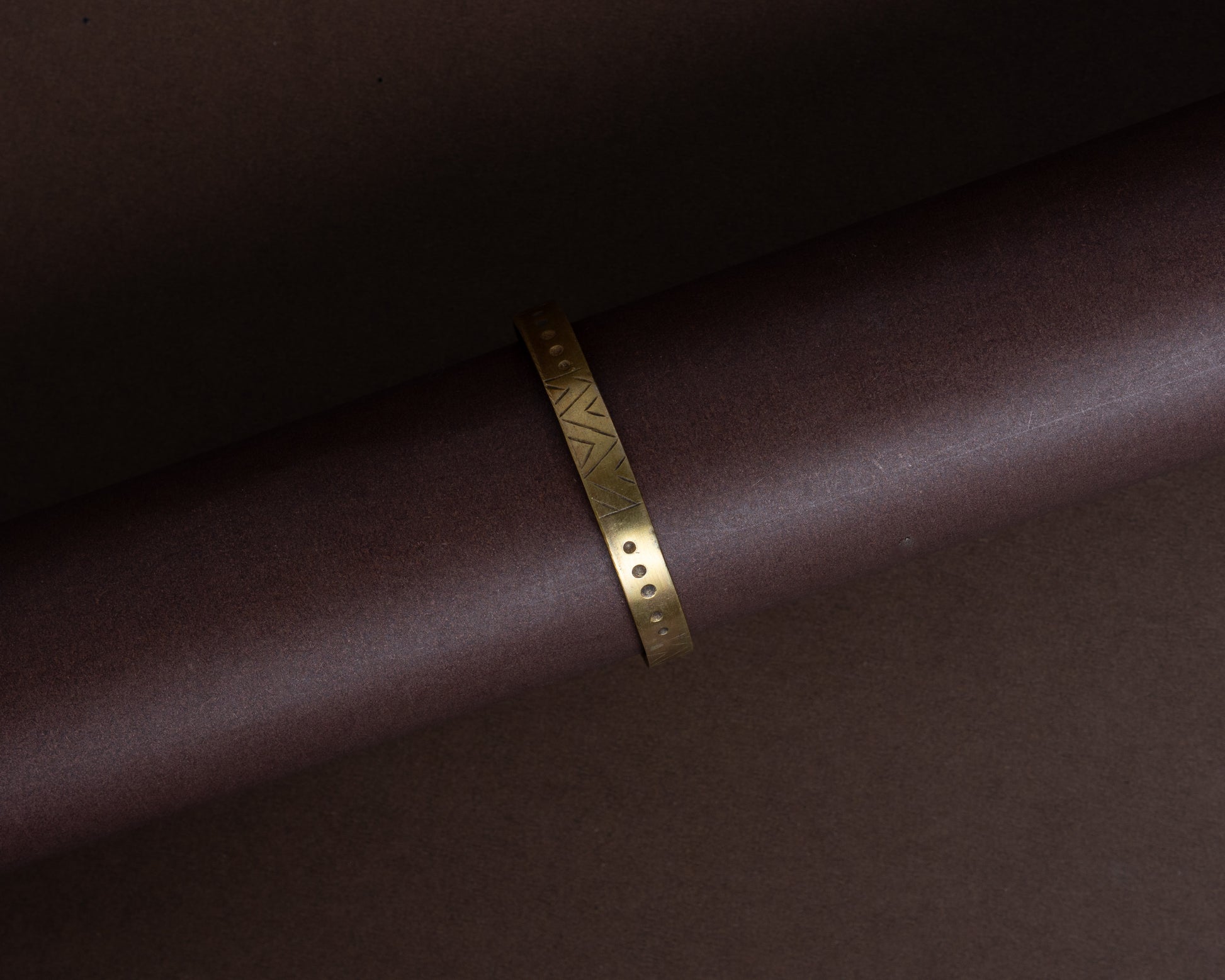 TAB00030 - vintage brass bracelet by Tarana Accessories, handcrafted jewellery