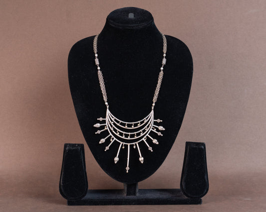 TAGS0005 - vintage german silver necklace by Tarana Accessories, handcrafted jewellery