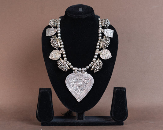 TAGS0006 - vintage german silver necklace by Tarana Accessories, handcrafted jewellery