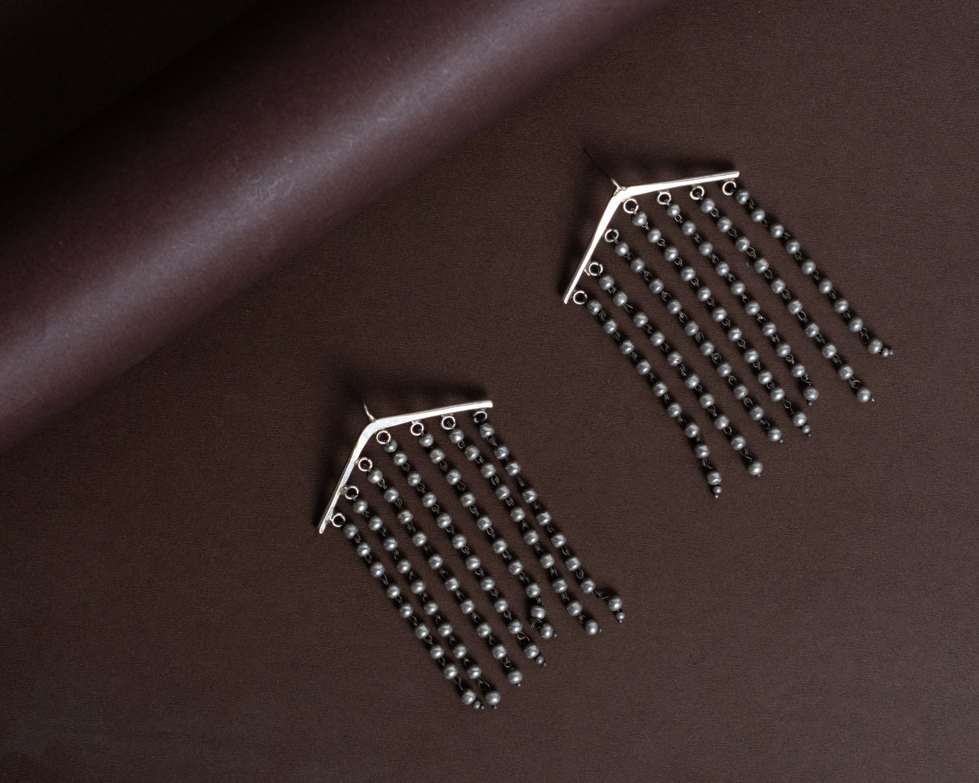 TAGS0021 - vintage german silver earrings by Tarana Accessories, handcrafted jewellery
